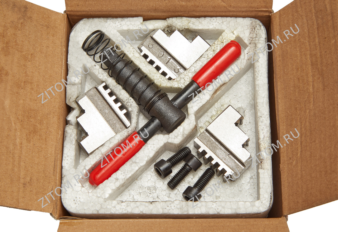 Патрон токарный трехкулачковый 80 мм 7100-0001П (K11-80) FUERDA прямые ...