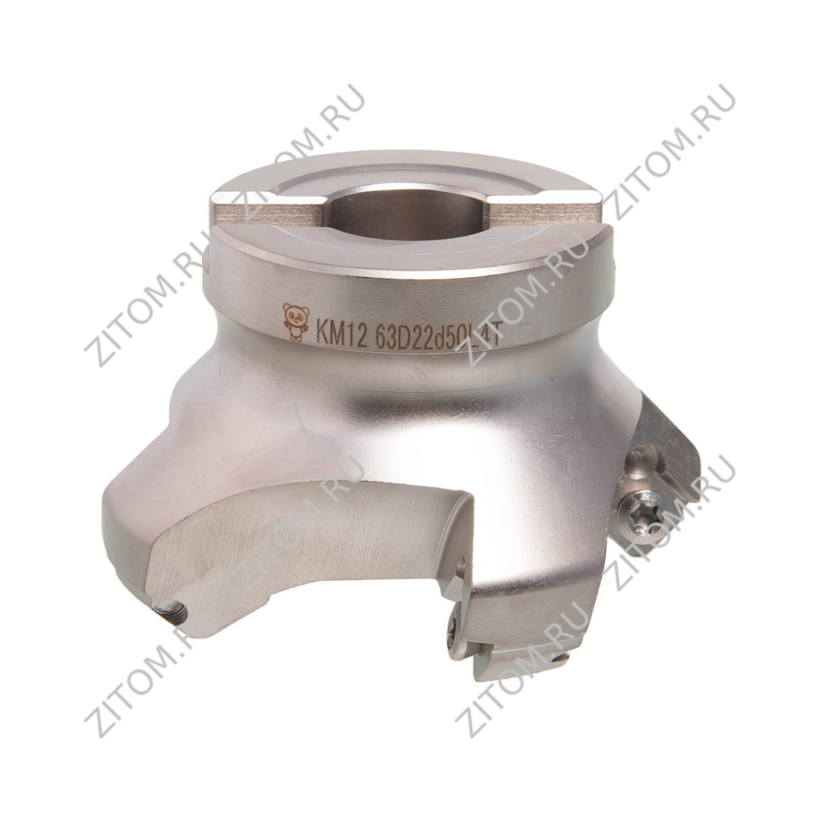 Корпусная торцевая фреза KM12- 63-22-4T с углом 45° PANDA CNC
